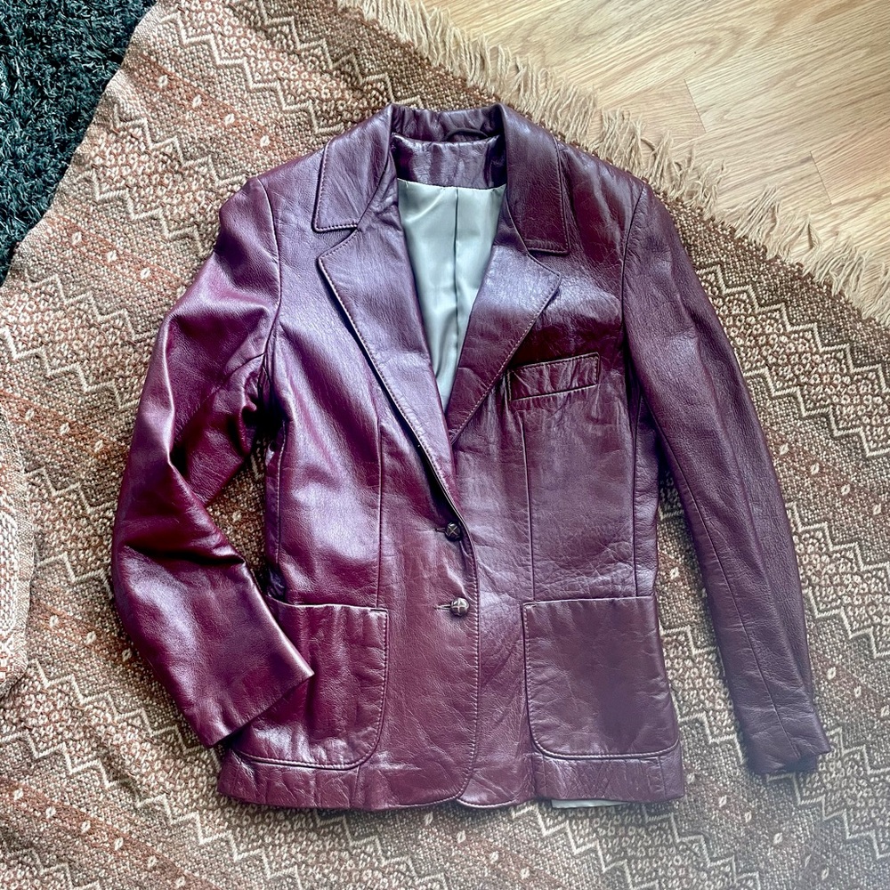 Angel Skin 1970s Cabretta Leather Jacket By Grais